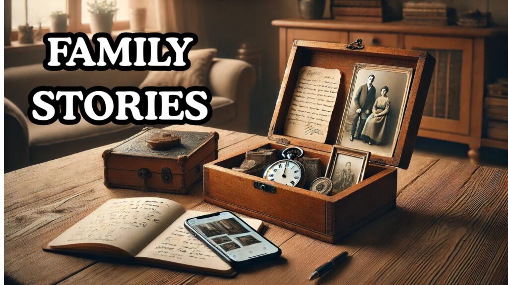 An old family photo representing family stories and heritage